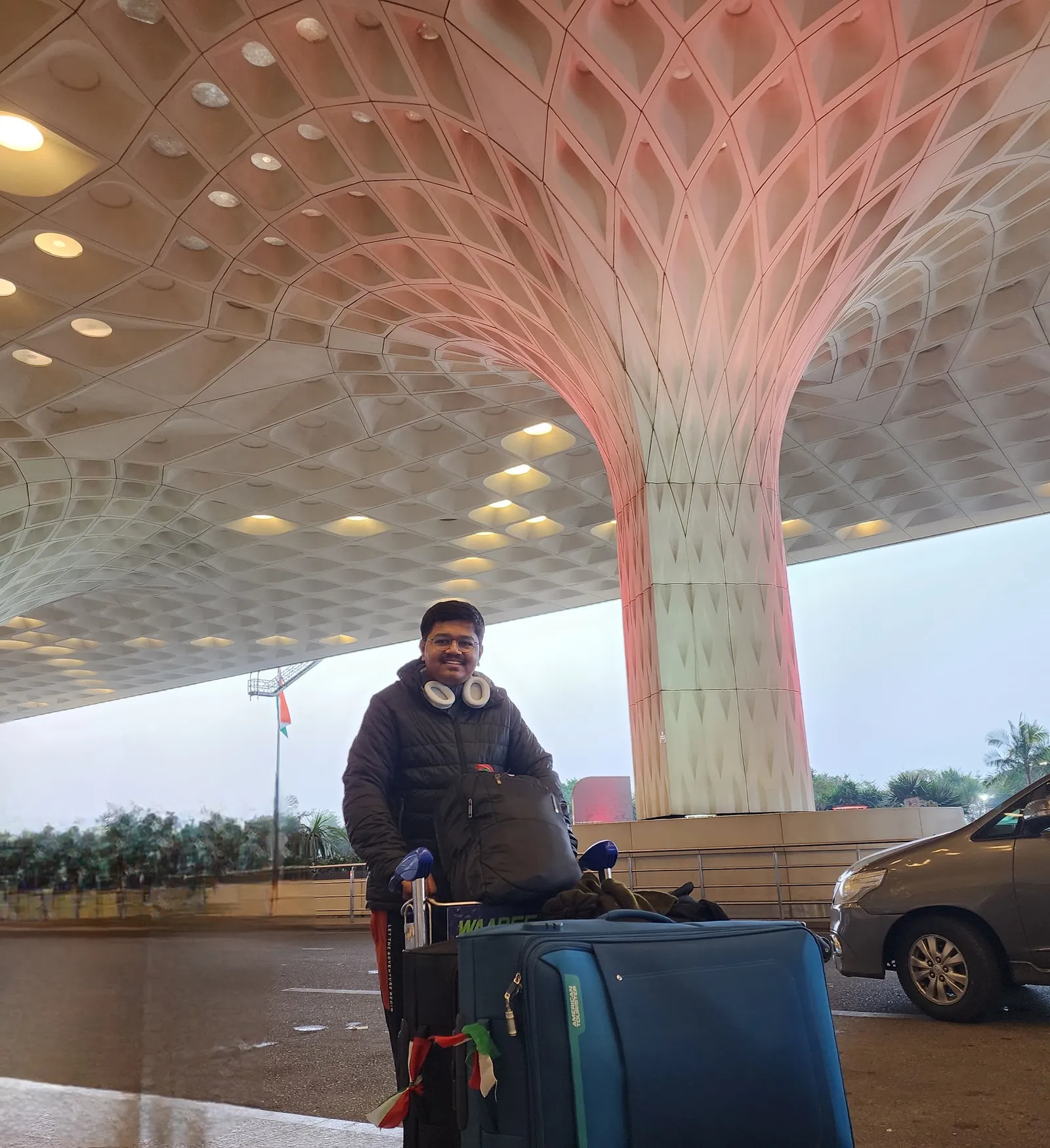 Me at the Chhatrapati Shivaji Maharaj International Airport (BOM) / Jan 11th 2024